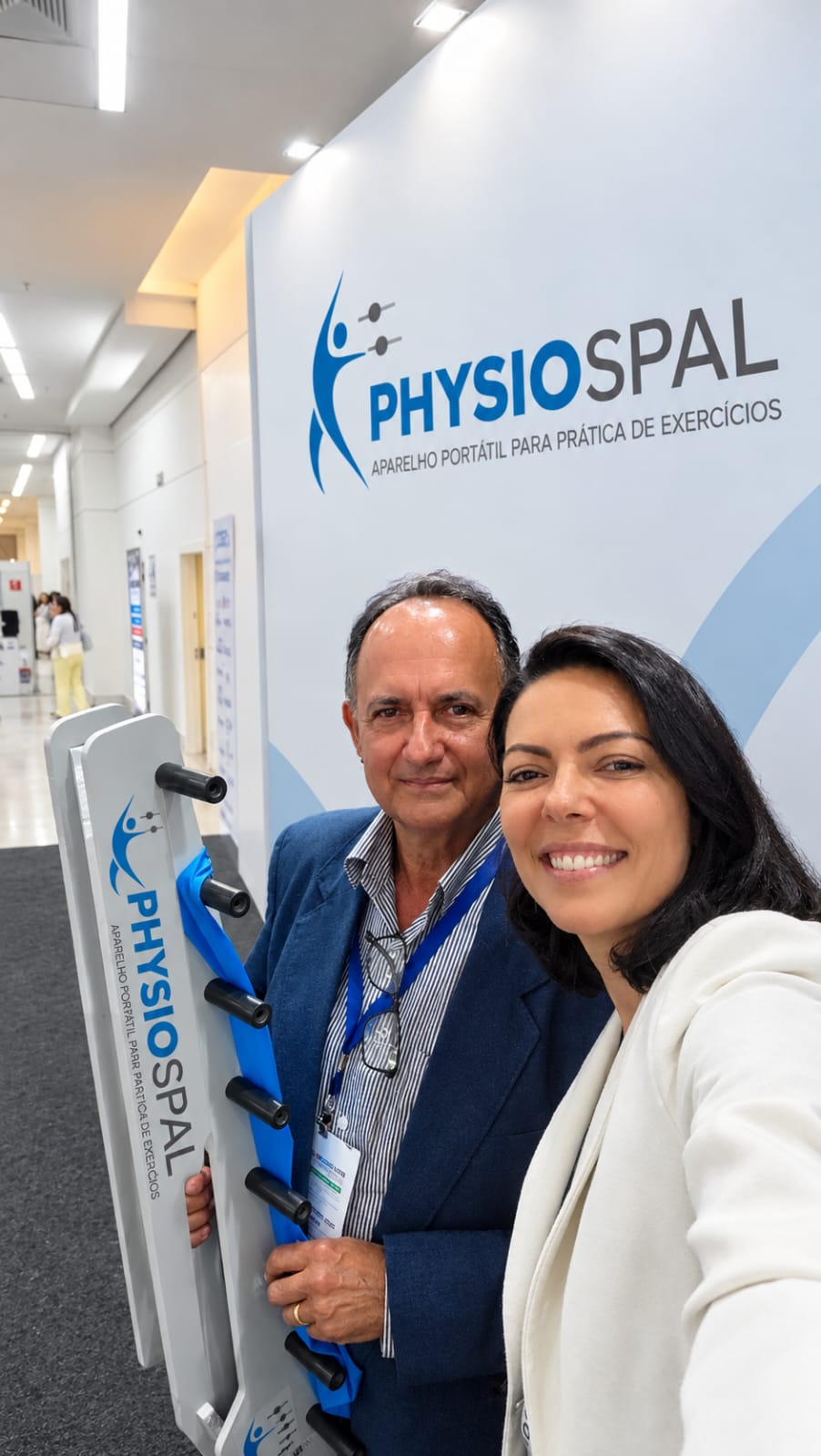 Juliana e Hilton Torres, idealizadores do Physiospal